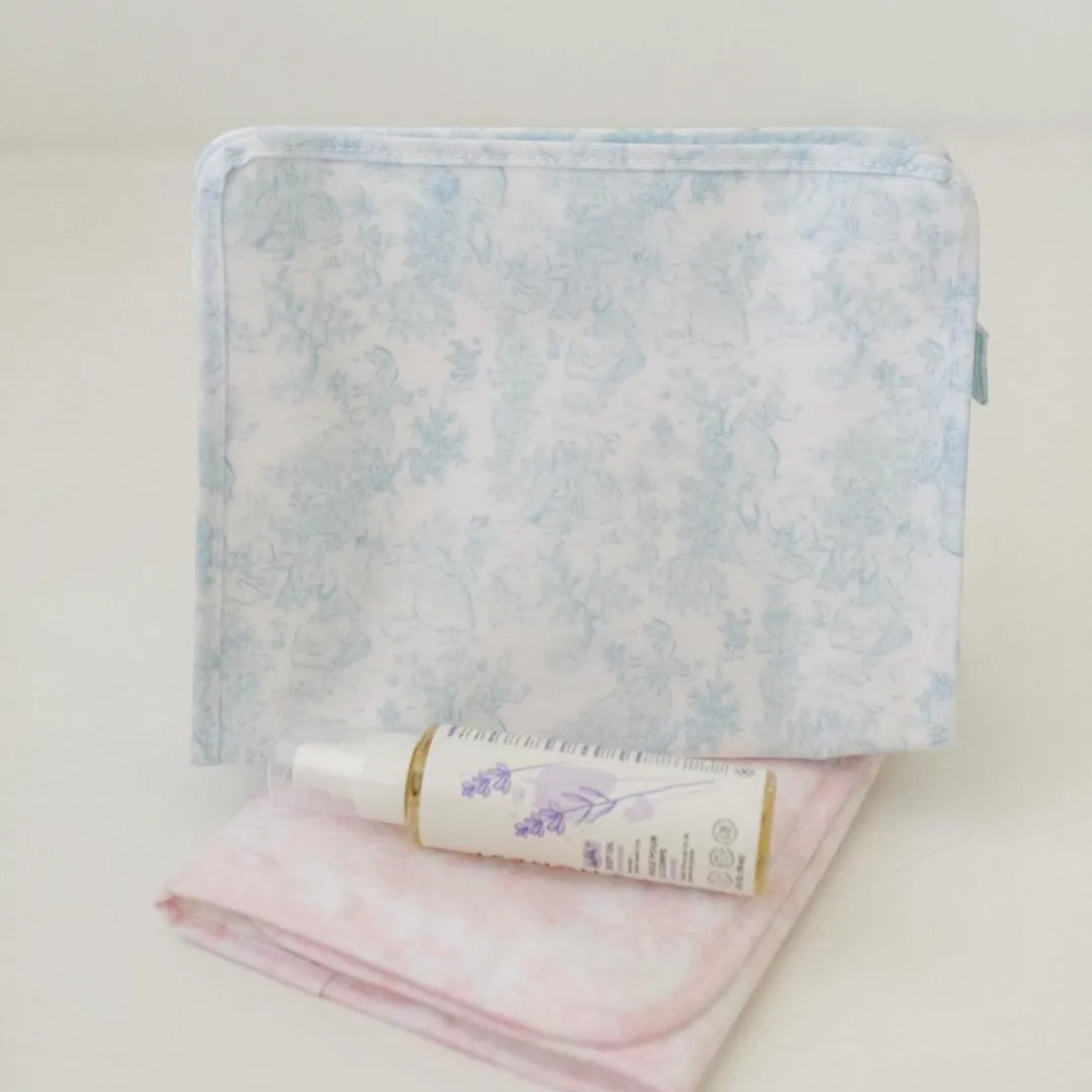 Personalized Nylon Blue Toile Duet