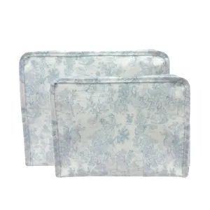 Personalized Nylon Blue Toile Duet