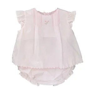 Petit Ami Flower Embroidered Heirloom Diaper Set #5662