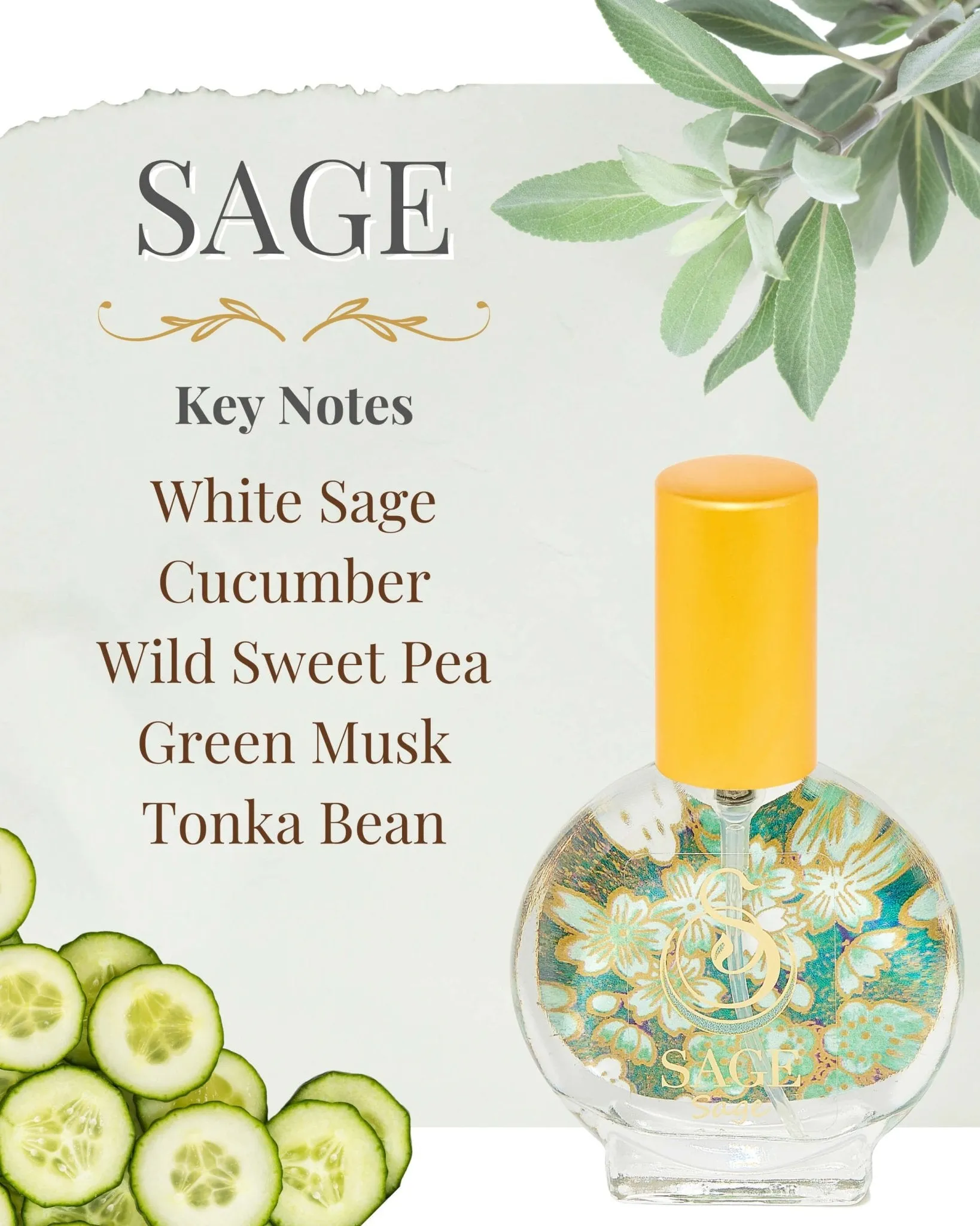 PETITE FRESH TRIO ~ Diamond, Sage, and Turquoise Organic Eau de Toilette Mini Gift Set by Sage