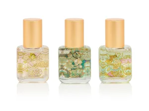 PETITE FRESH TRIO ~ Diamond, Sage, and Turquoise Organic Perfume Oil Extract Gift Set by Sage