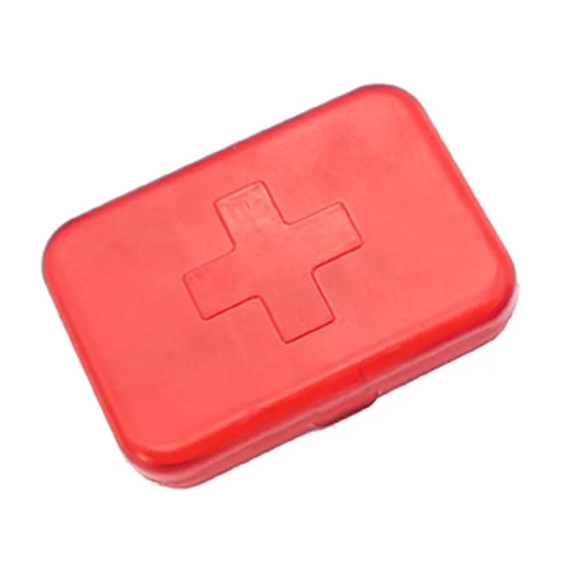 Pill Box With First Aid Logo On Cover