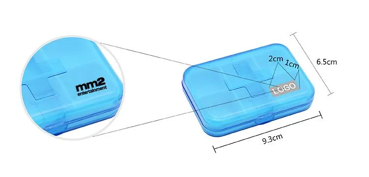 Pill Box With First Aid Logo On Cover