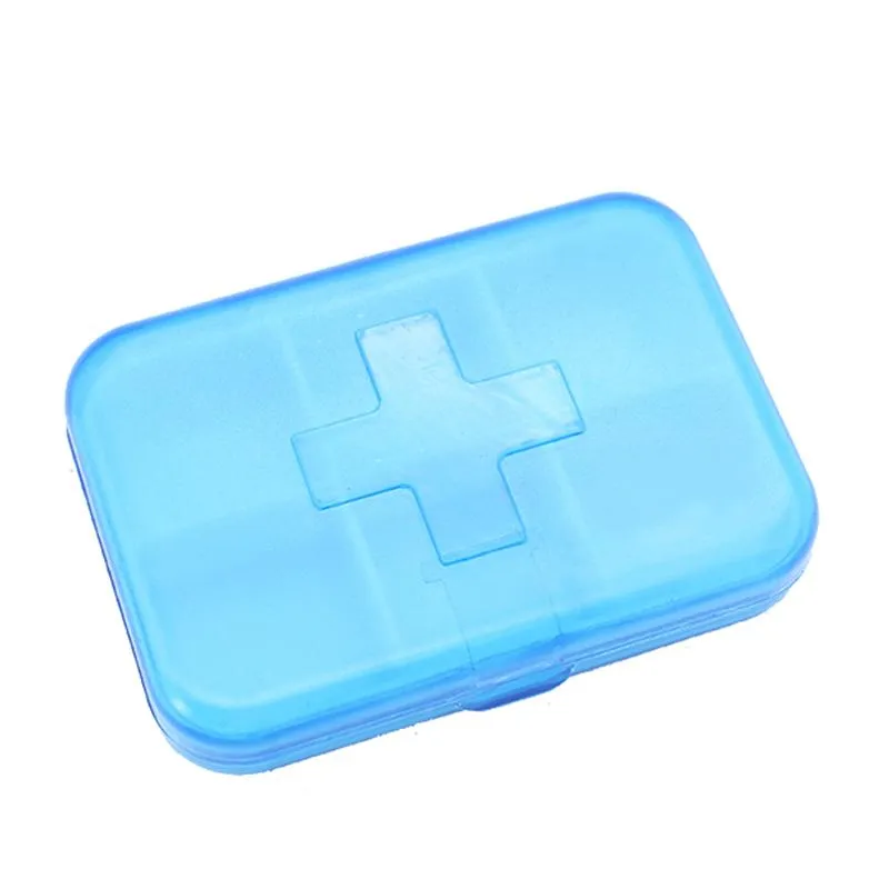 Pill Box With First Aid Logo On Cover