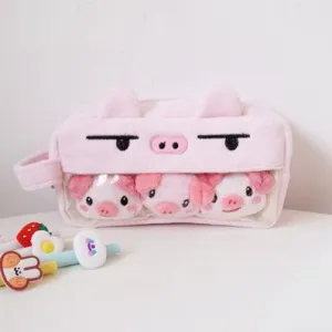 Plush Cute Pencil Case Kawaii Large Capacity Pencilcase