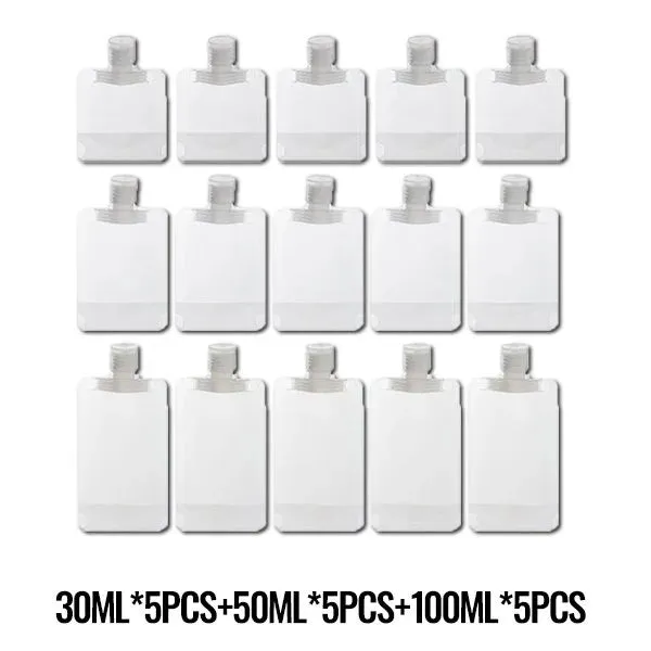 Portable Travel Fluid Makeup Packing Bag(10 Pcs)