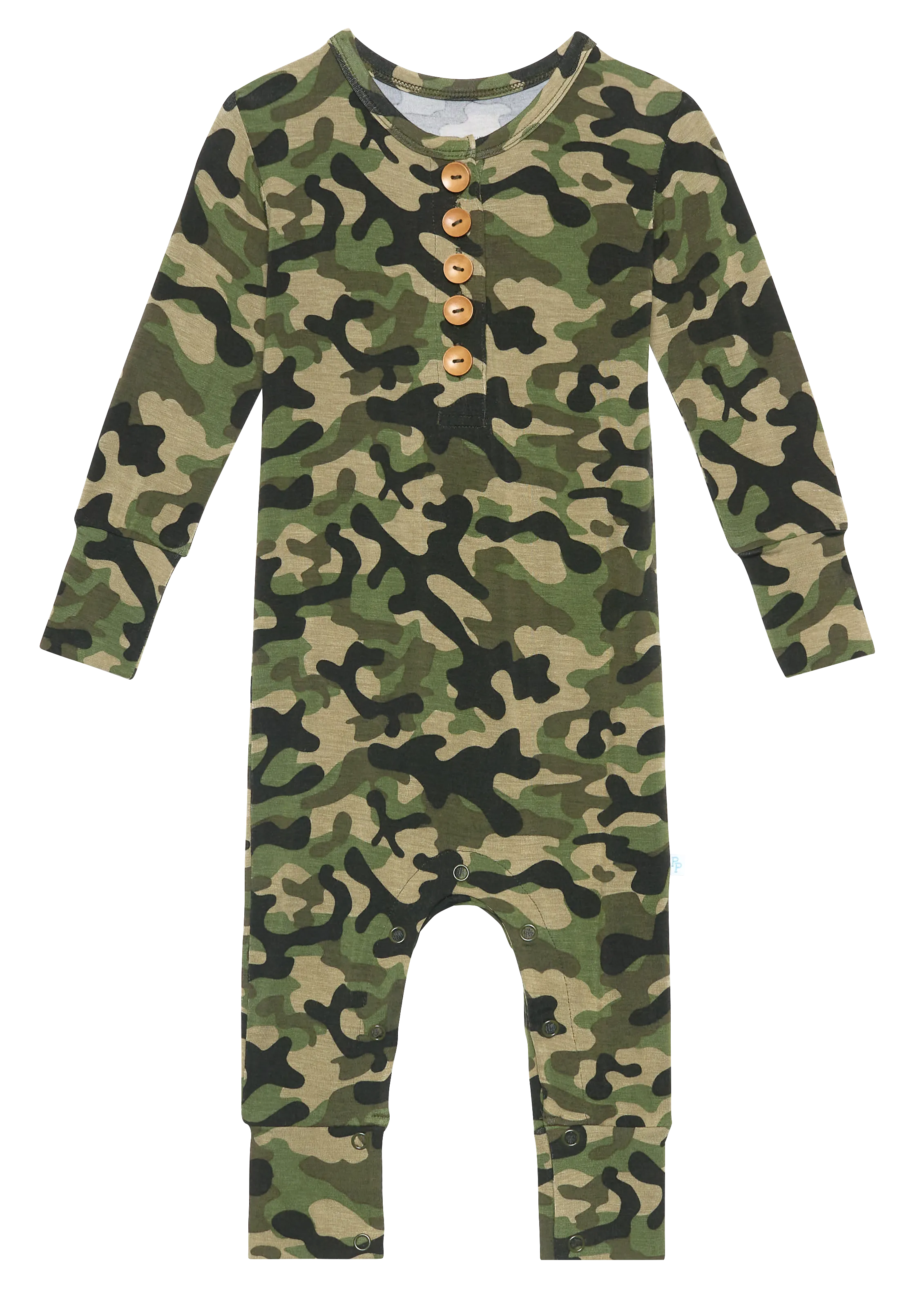 Posh Peanut Cadet L/S Henley Romper