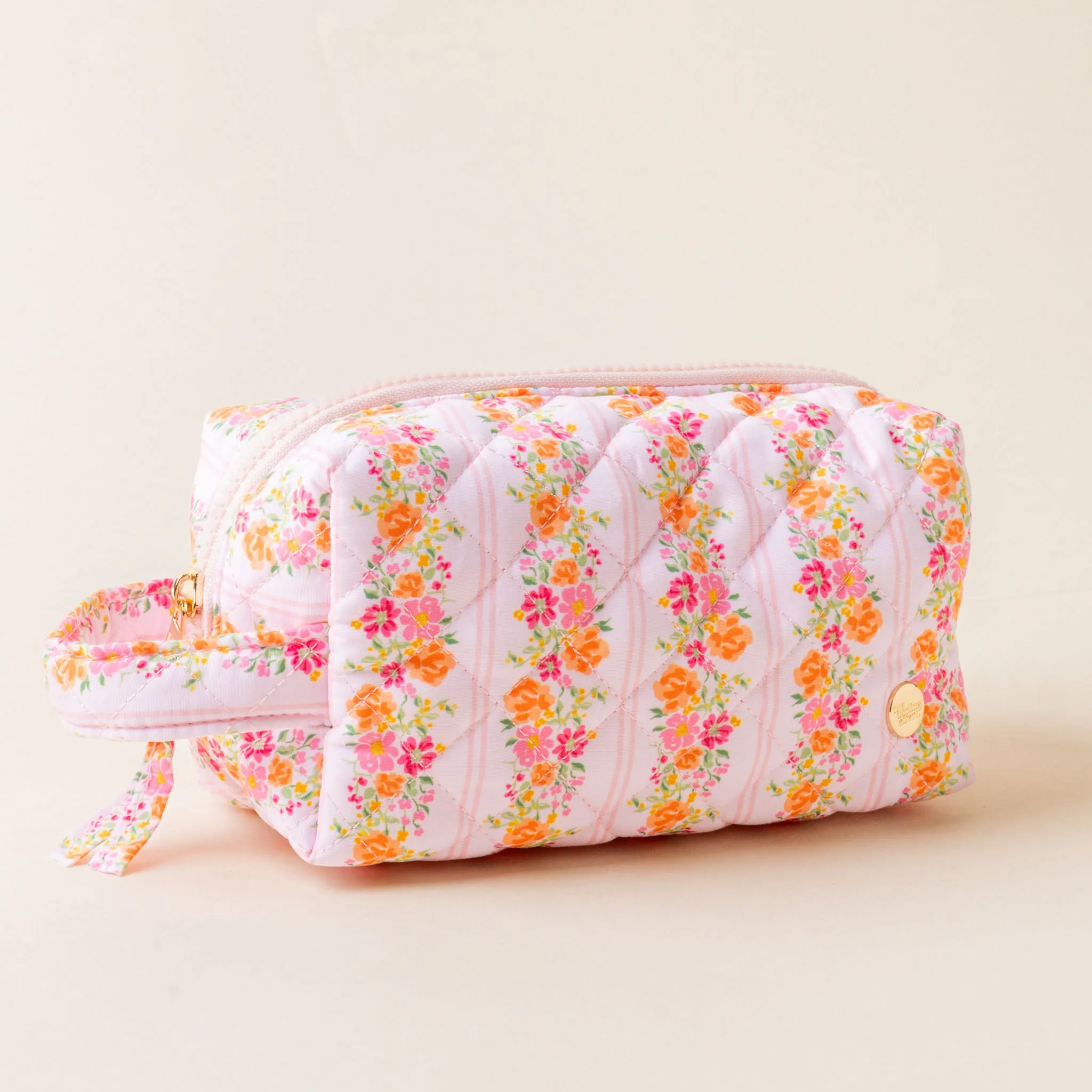 Quilted Cosmetic Pouch