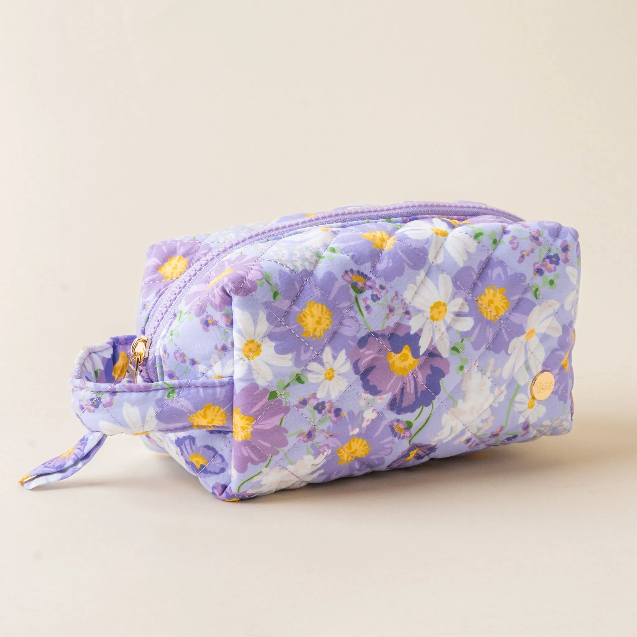 Quilted Cosmetic Pouch