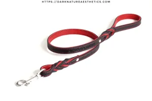 "Carnal Sins" Bloody Leather Bondage Leash