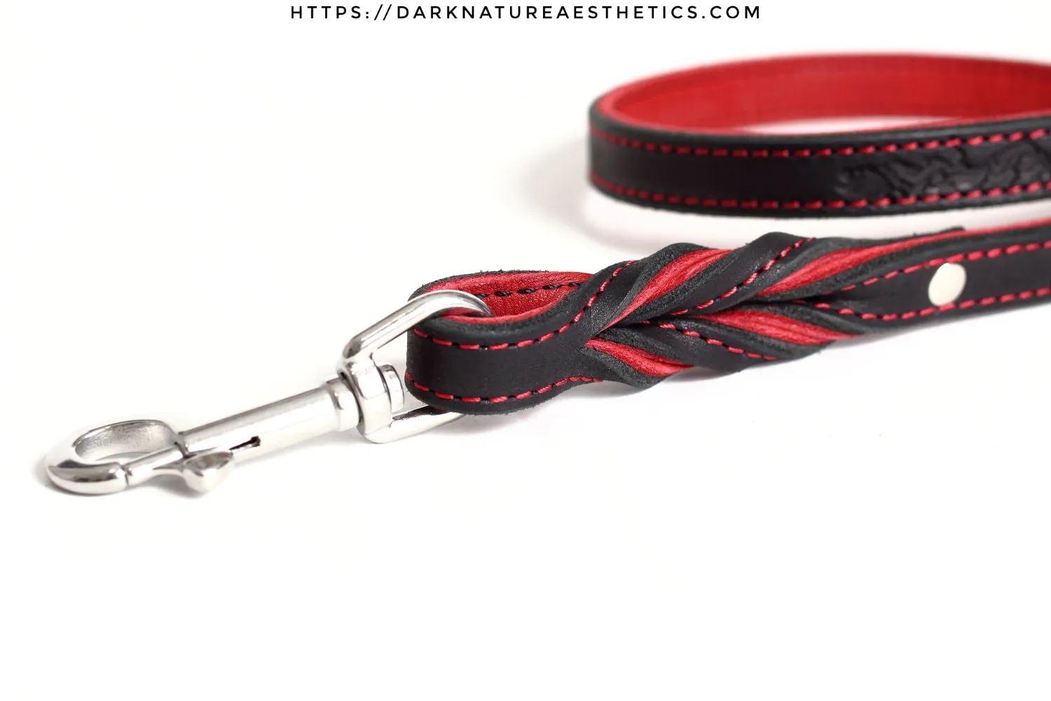 "Carnal Sins" Bloody Leather Bondage Leash