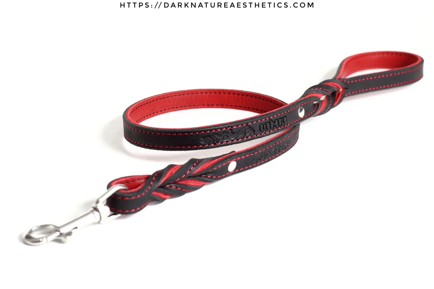 "Carnal Sins" Bloody Leather Bondage Leash