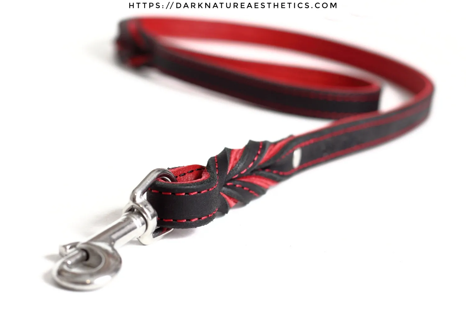 "Carnal Sins" Bloody Leather Bondage Leash
