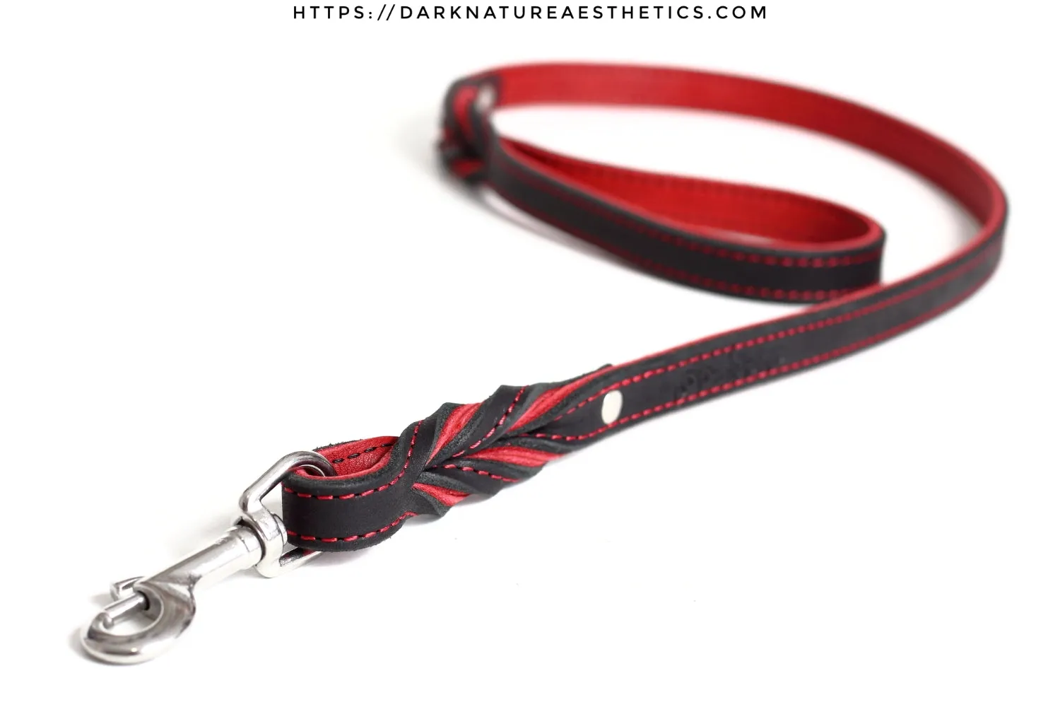 "Carnal Sins" Bloody Leather Bondage Leash