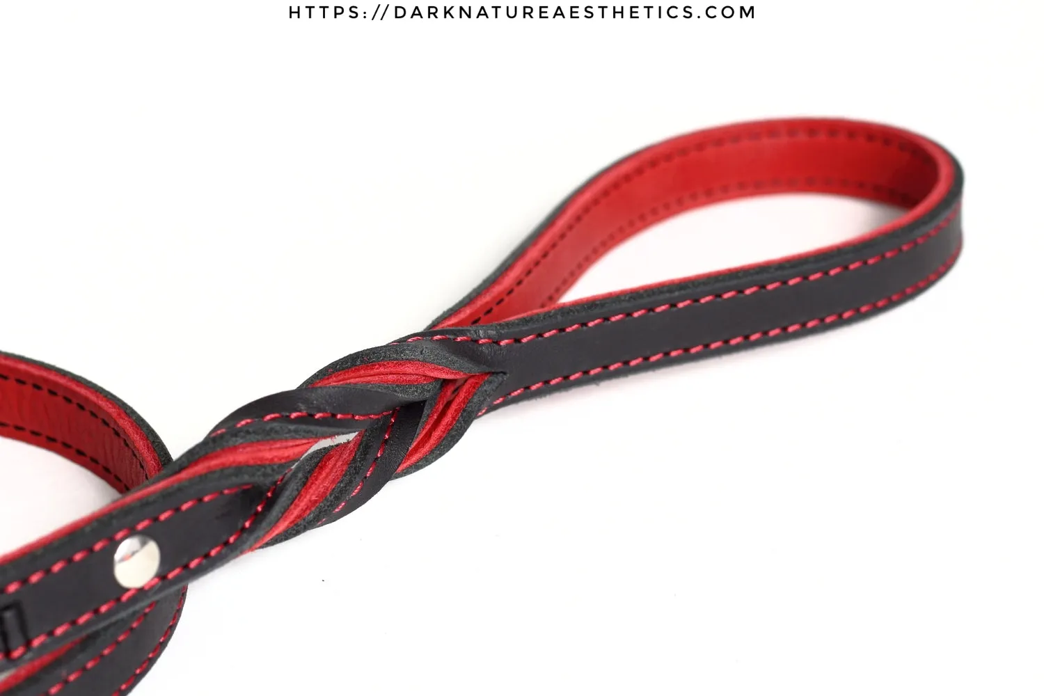 "Carnal Sins" Bloody Leather Bondage Leash