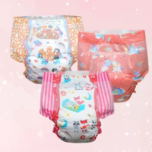 Rainbow Week Diaper ABDL Adult Diaper 24 Hours