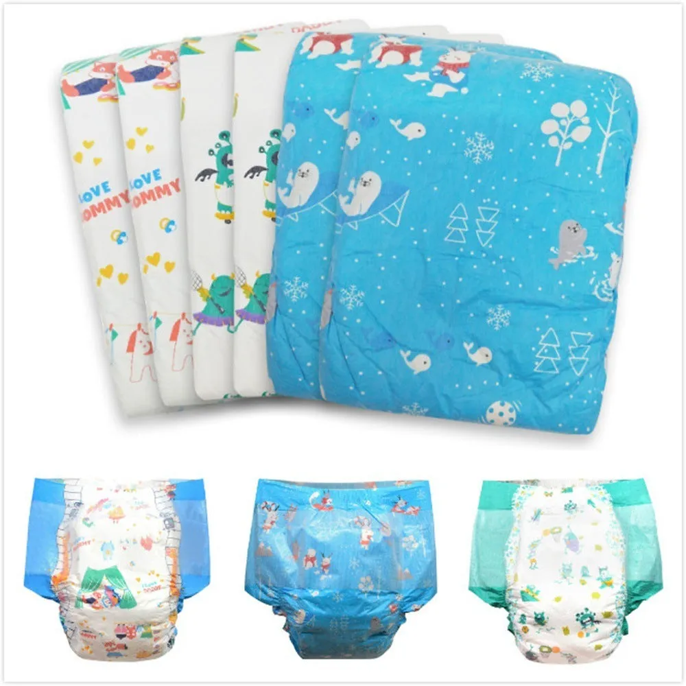 Rainbow Week Diaper ABDL Adult Diaper 24 Hours