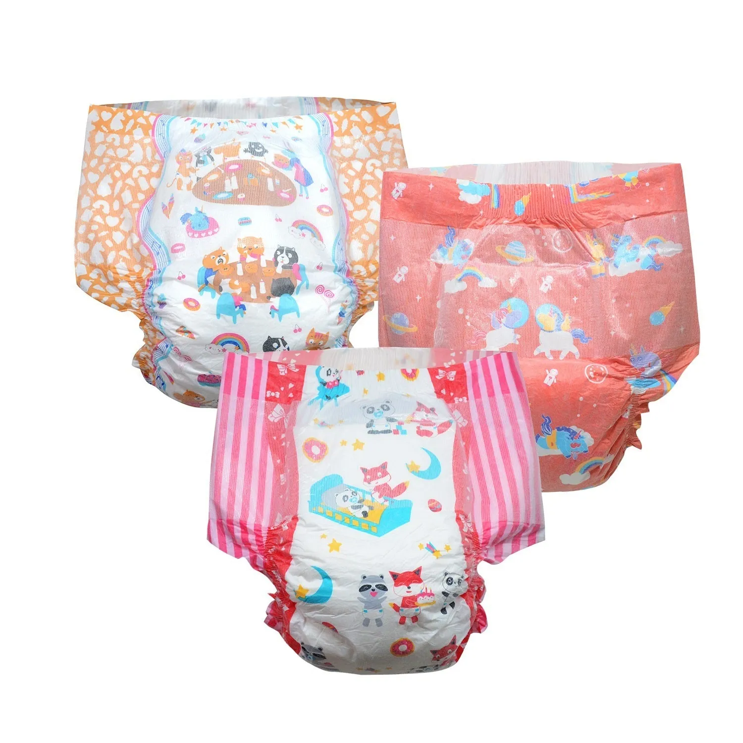 Rainbow Week Diaper ABDL Adult Diaper 24 Hours