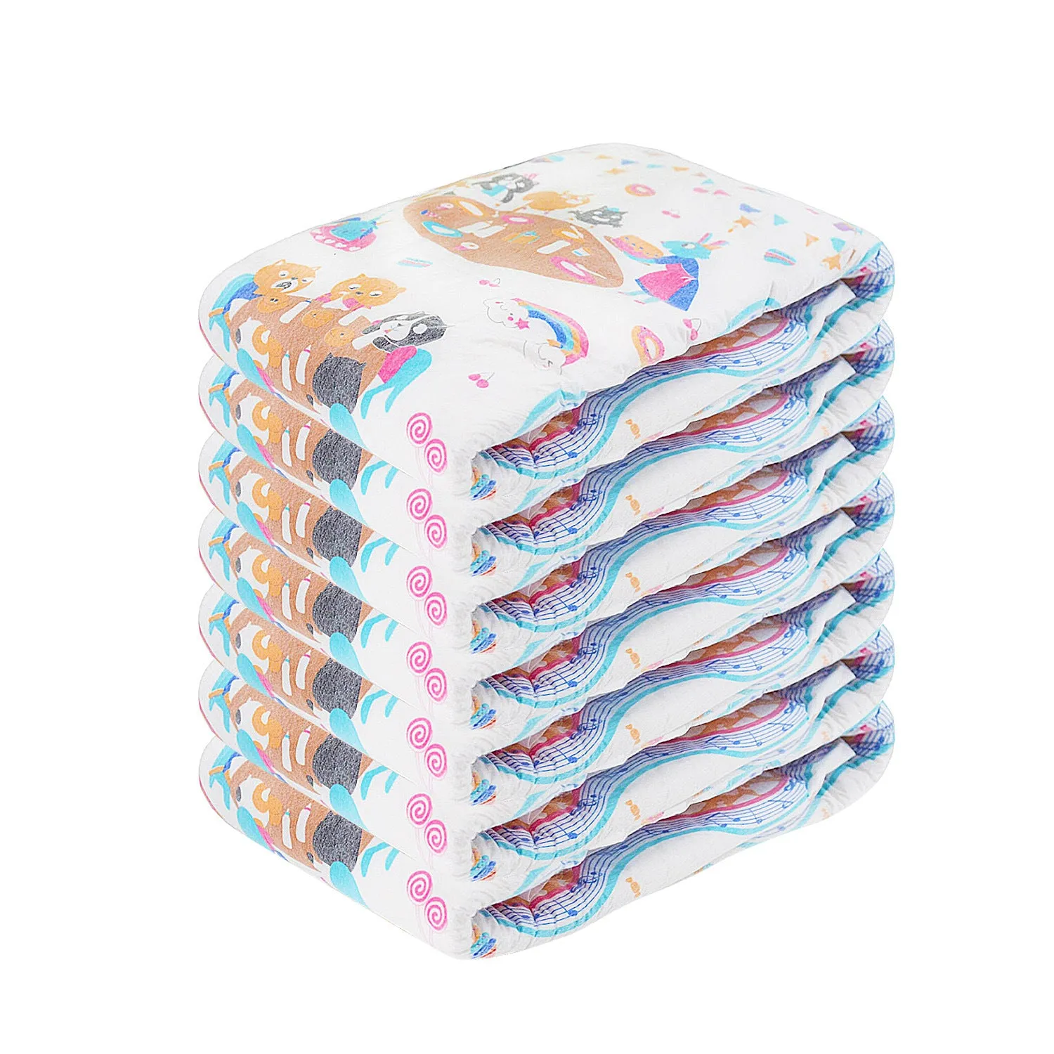 Rainbow Week Diaper ABDL Adult Diaper 24 Hours