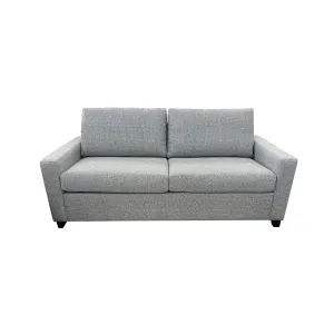 Raven Queen Bi-fold Sofa Bed - NZ Made - Koa Ash Fabric