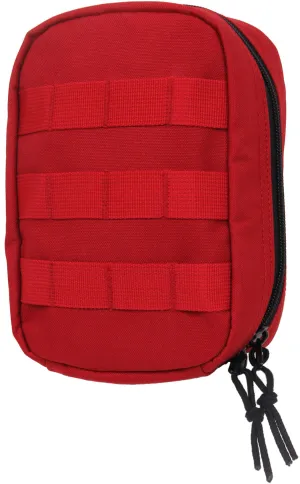 Red - Tactical MOLLE Compatible First Aid Pouch