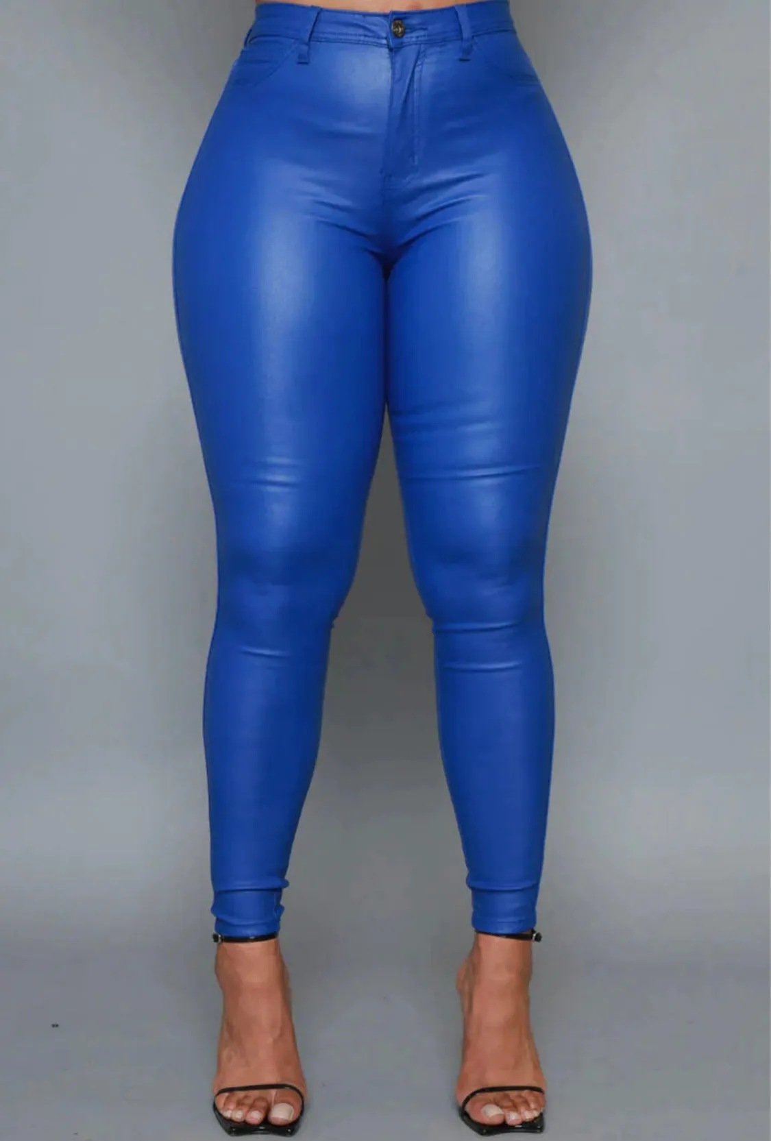 RED Vegan Leather Skinny Jeans! Sizes to XL!