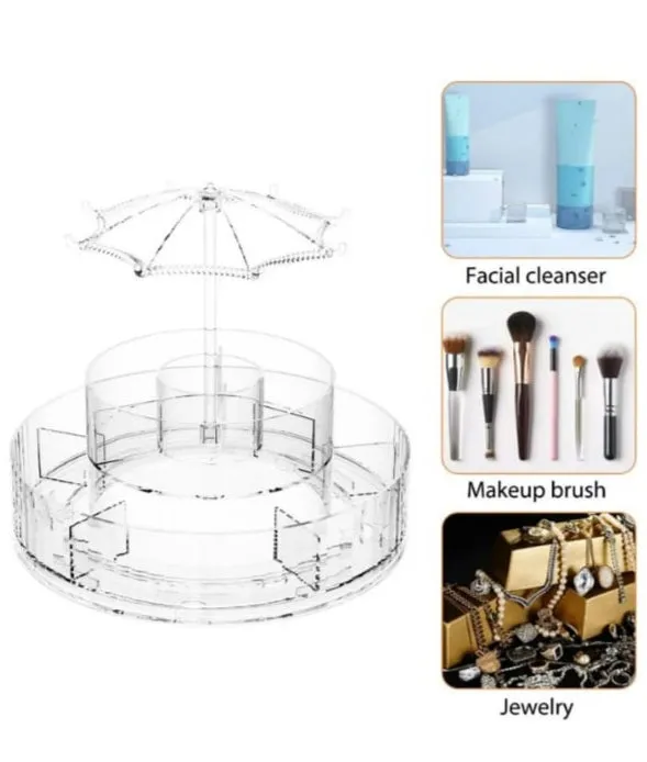 Round Cosmetic Display Storage Box
