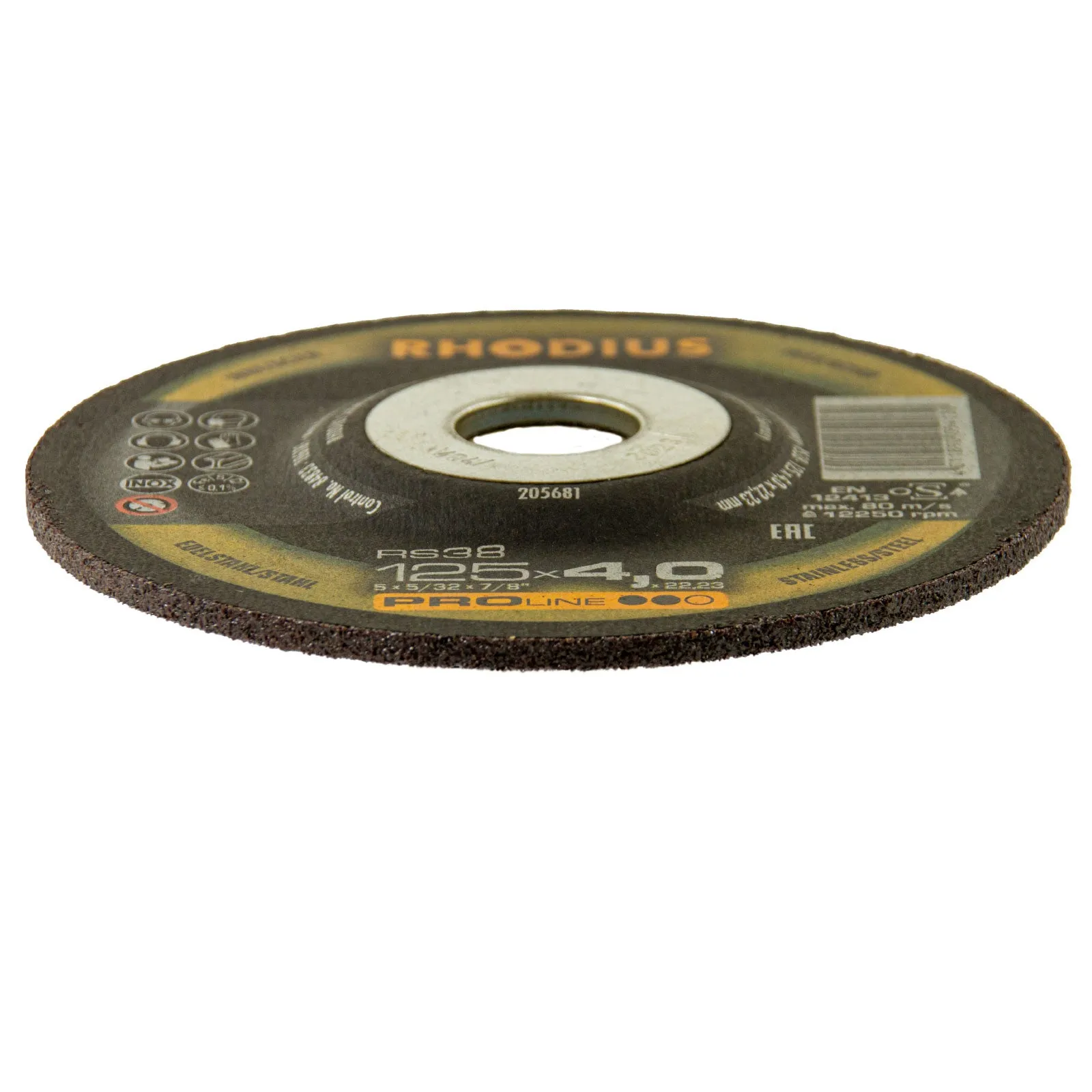 RS 38 Schruppscheibe 125 x 4 mm, Geeignet für Stahl & Edelstahl, Stückzahl wählbar