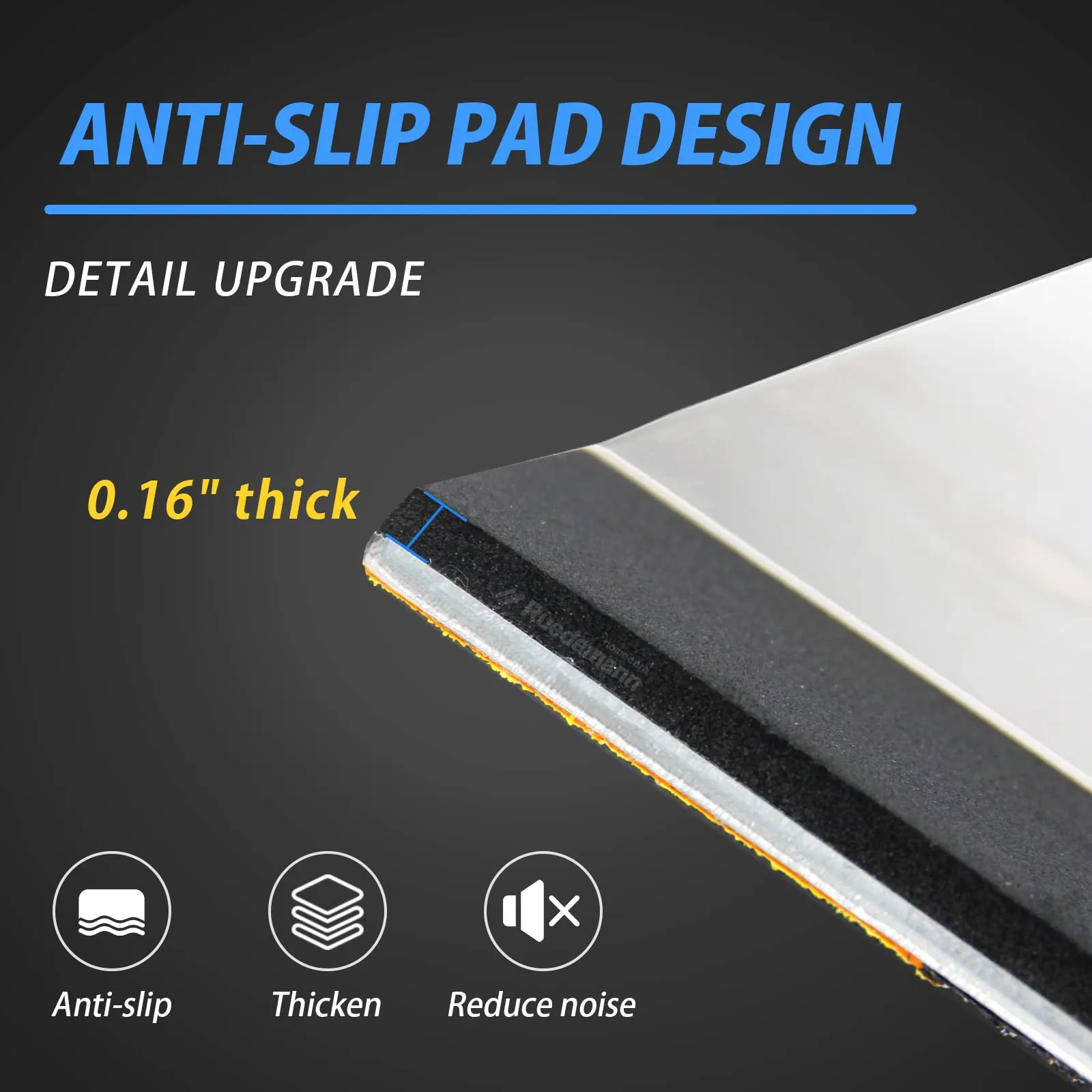 Ruedamann®Threshold Ramp Aluminum with Portable and Anti-Slip Surface