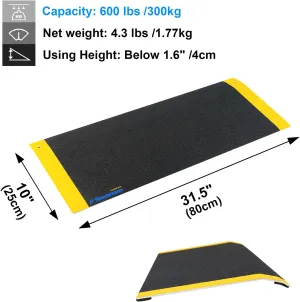 Ruedamann®Threshold Ramp Aluminum with Portable and Anti-Slip Surface