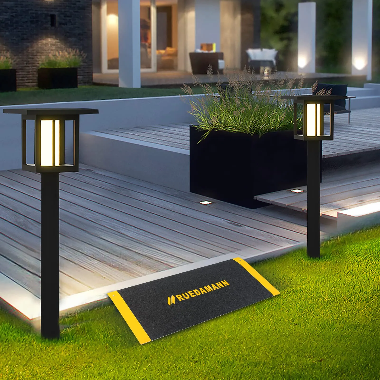 Ruedamann®Threshold Ramp Aluminum with Portable and Anti-Slip Surface