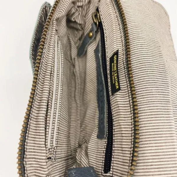 RUGGED HIDE Amelia Clutch - Steel Grey