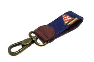 SAILBOAT NEEDLEPOINT KEY FOB™