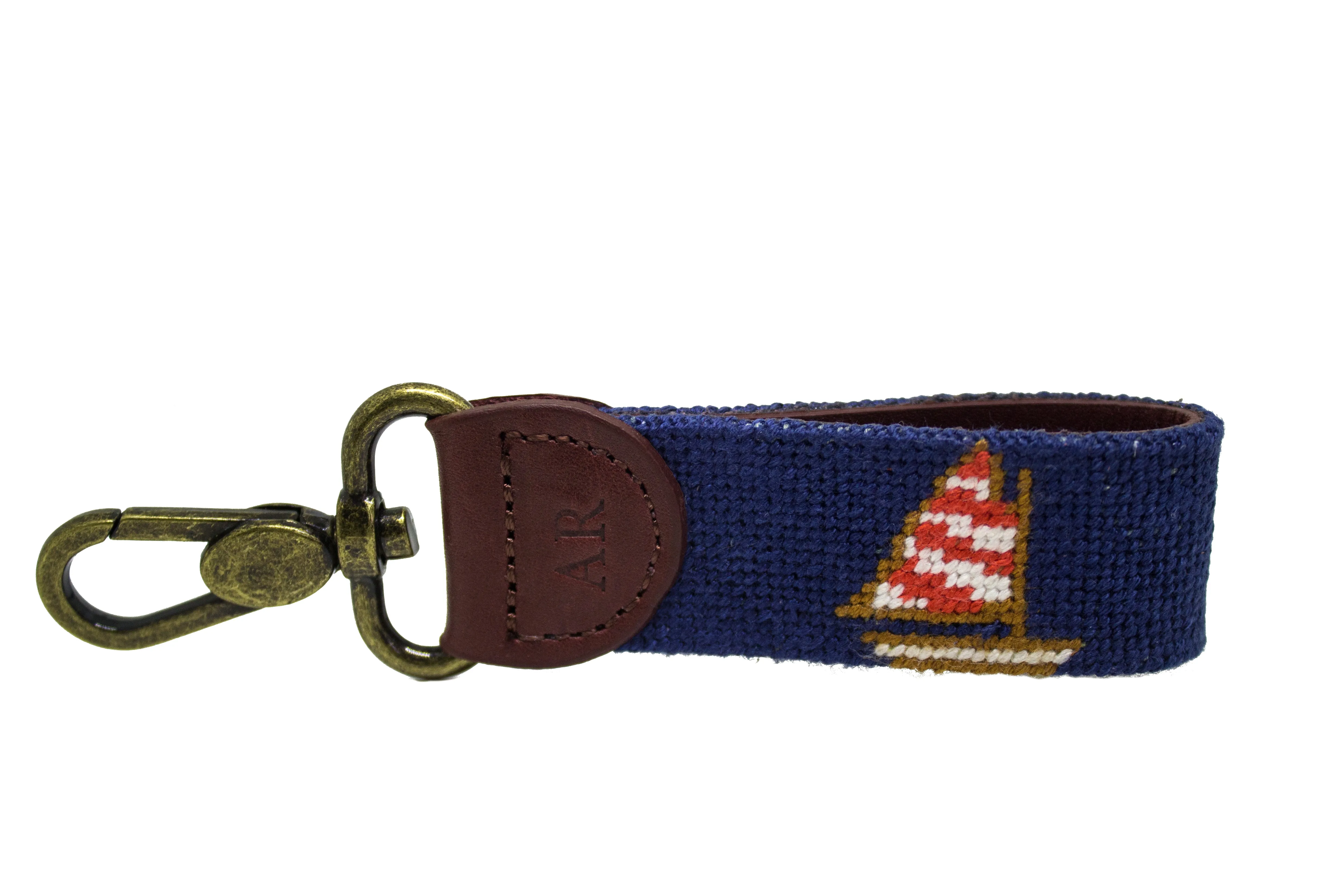 SAILBOAT NEEDLEPOINT KEY FOB™