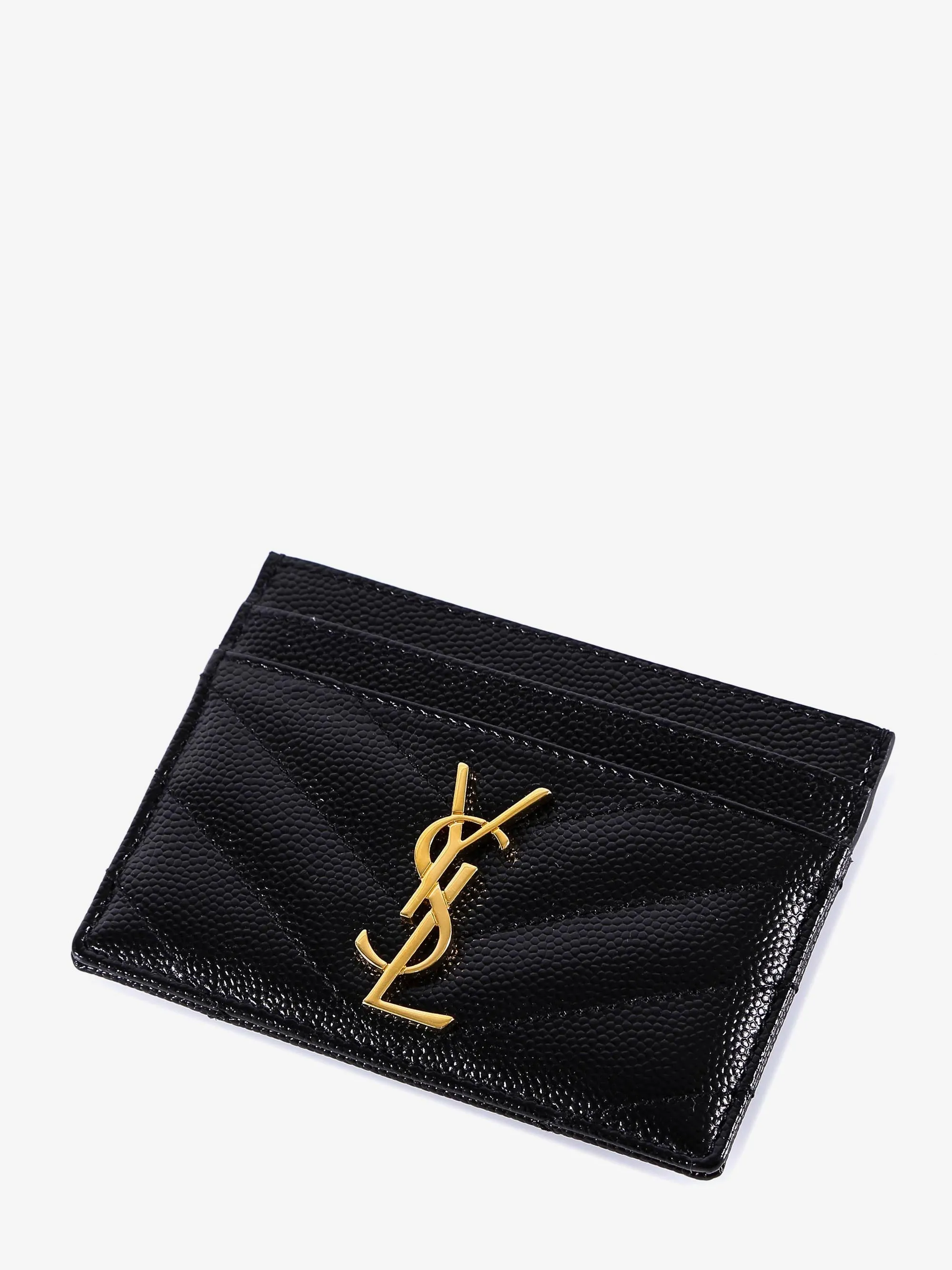 Saint Laurent Leather Card Holder