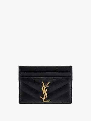 Saint Laurent Leather Card Holder