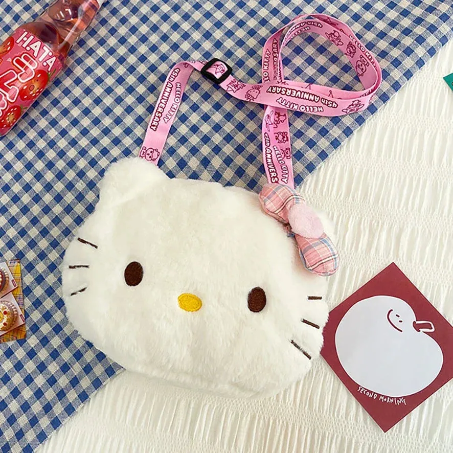 Sanrio Hello Kitty Mini Shoulder Bag | Plush Messenger Bag