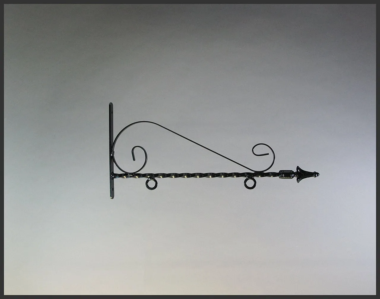 Scroll Blade Sign Bracket - NO SIGN 18" Light Duty