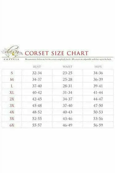 Sexy Red Lace Front Zipper Corset