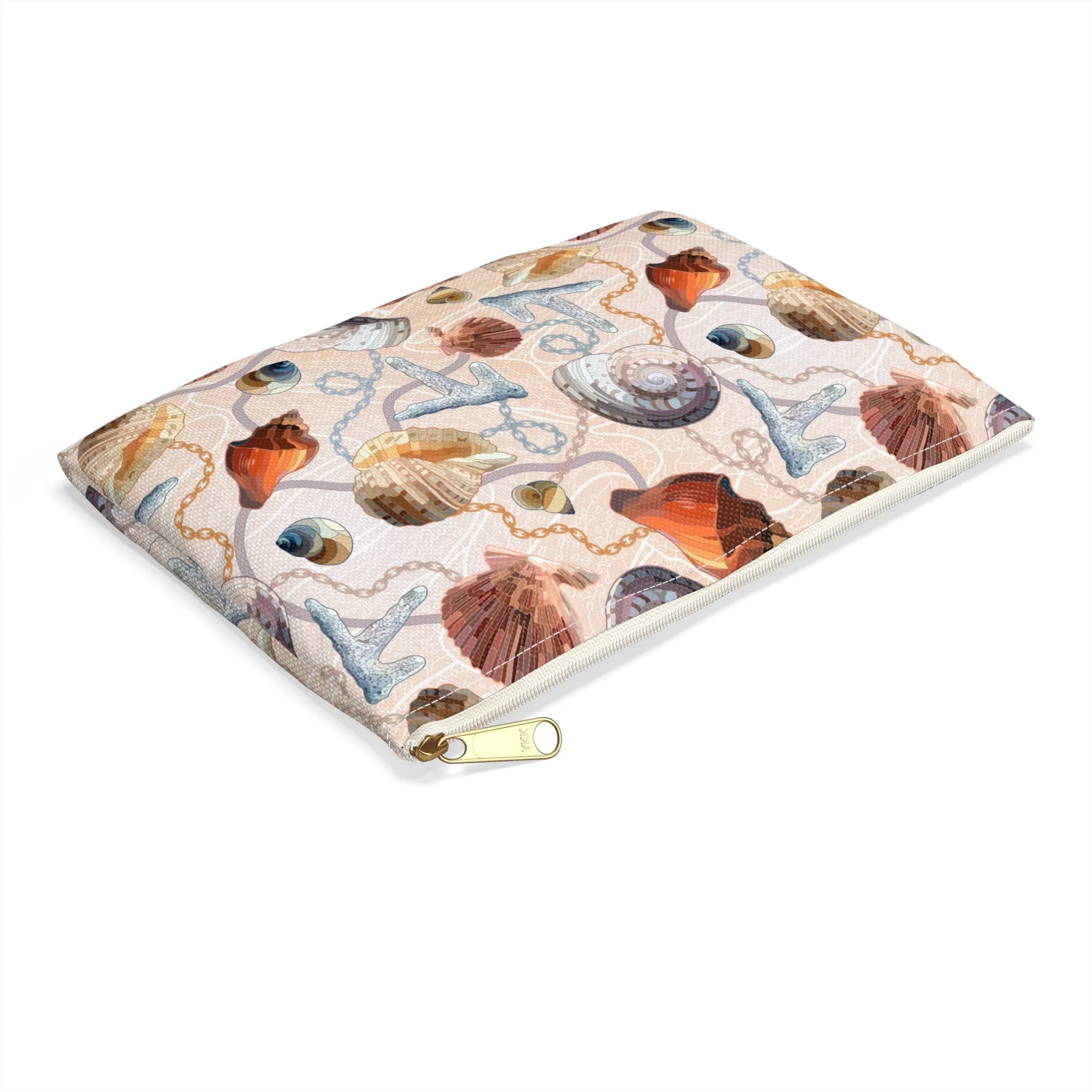 Shells & Chain (Light) Accessory Pouch