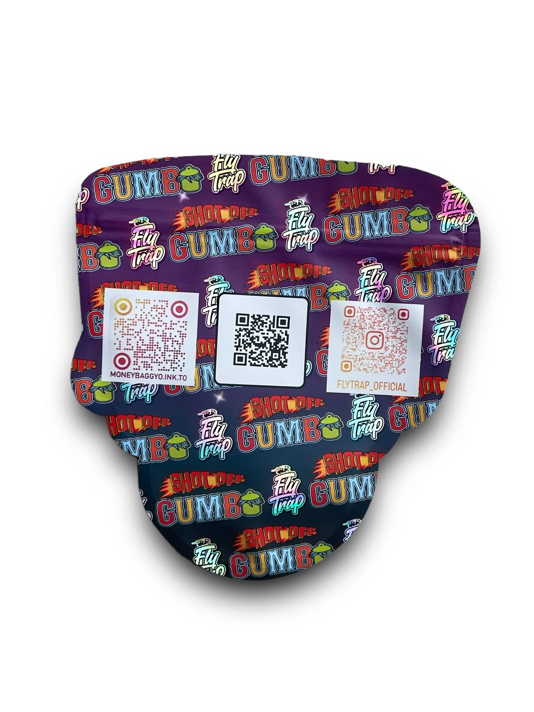 Shot Off Gumbo (Space) Mylar Bag 3.5 Grams Die Cut | Xotic Packs