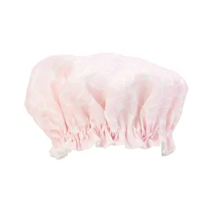 Shower Cap Linen - Pink Petal Floral
