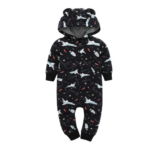 Spaceship Baby and Toddler Jumpsuit onesie Romper