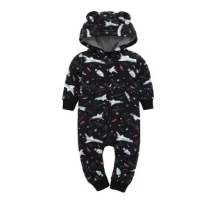 Spaceship Baby and Toddler Jumpsuit onesie Romper