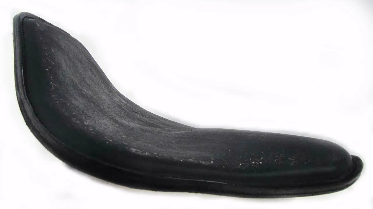 Spring Seat Chopper Harley Sportster 10x13 Snub Nose Black Distressed