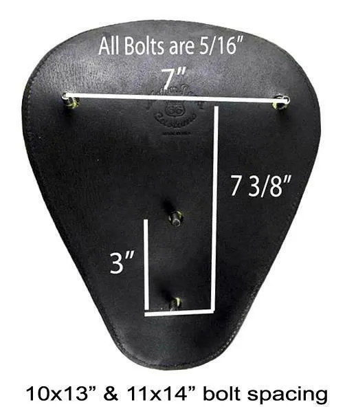 Spring Seat Leather Harley Sportster Chopper Bobber Honda 10x14 Betty Pa Tattoo