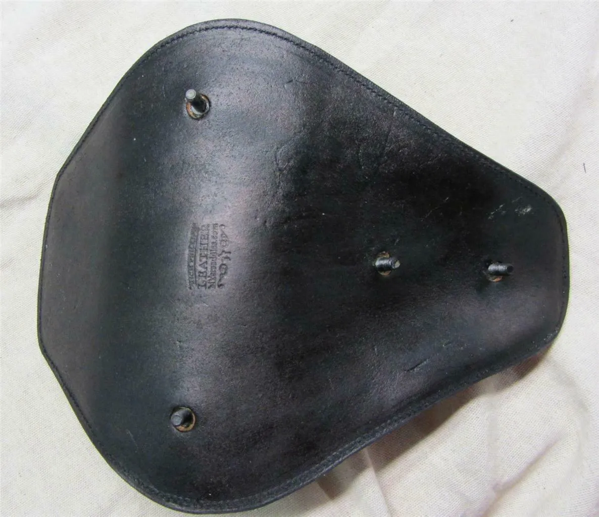 Spring Solo Seat Chopper Harley Sportster 11x14 Snub Nose Tobacco Brn Alligator