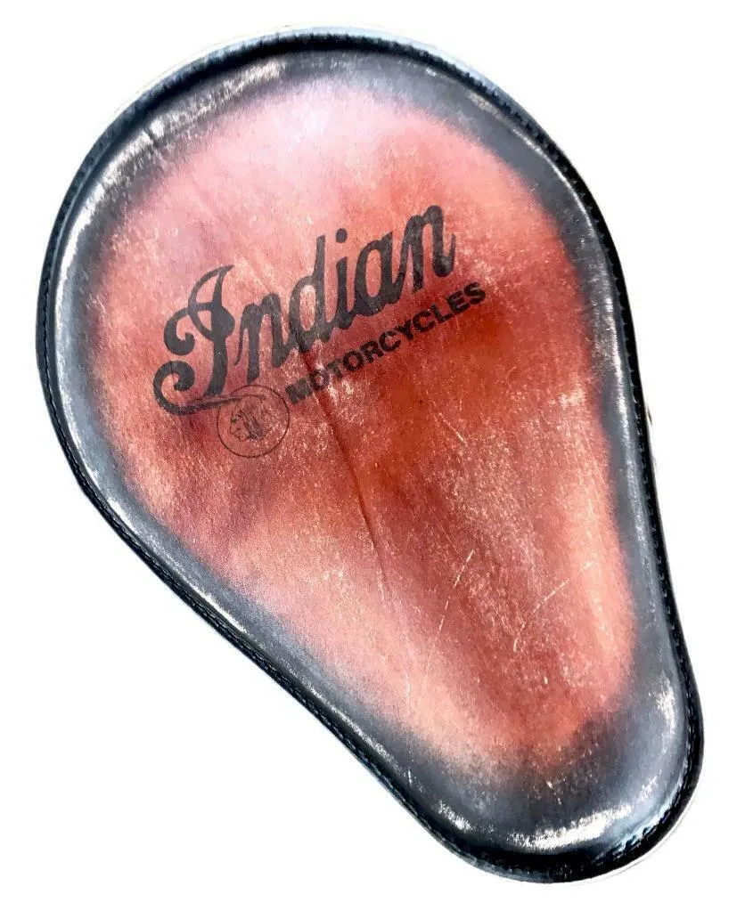 Spring Solo Seat Chopper Harley Sportster Indian Tattoo Brn Dis Blk Dist Frame
