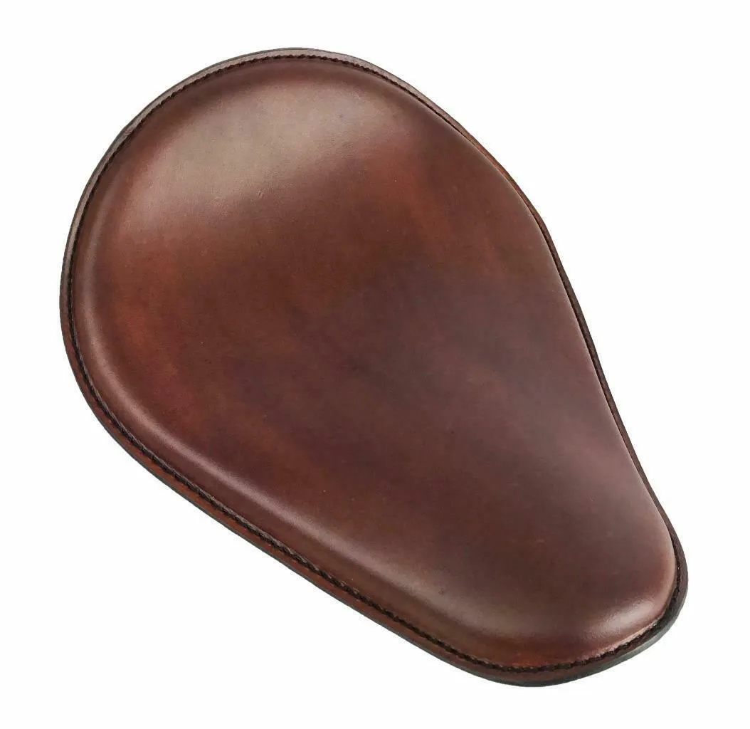 Spring Solo Seat Harley Sportster Nightster 11x14" USA Smooth Dark Brown