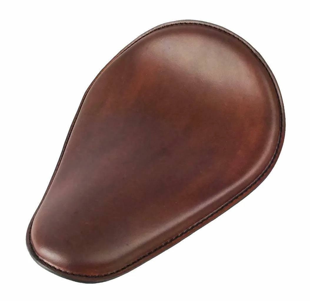 Spring Solo Seat Harley Sportster Nightster 11x14" USA Smooth Dark Brown